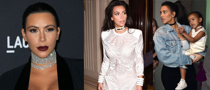 Collar Choker Kim Kardashian