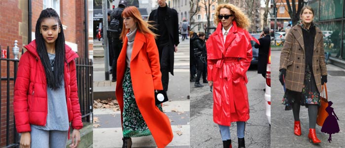 Colores de moda en 2018 Rojo Vivo