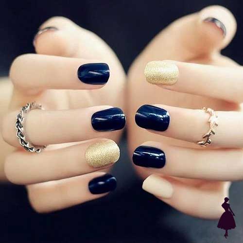 Uñas azul marino o Classic Blue para este otoño ¡te encantarán!